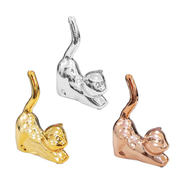 ADORNO PORCELANA GATO (CJX24)