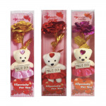 FLOR BRILLANTE CON OSO FELIZ DIA EN BLISTER (CJX20):