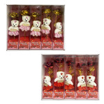 FLOR BRILLANTE CON OSO FELIZ DIA EN BLISTER (CJX20):