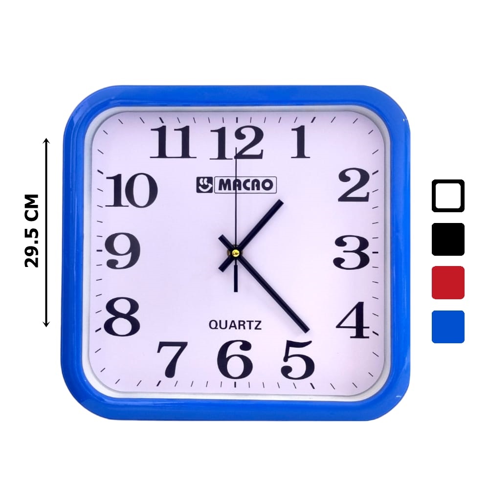 RELOJ PARED UNICOLOR SURTIDO 807