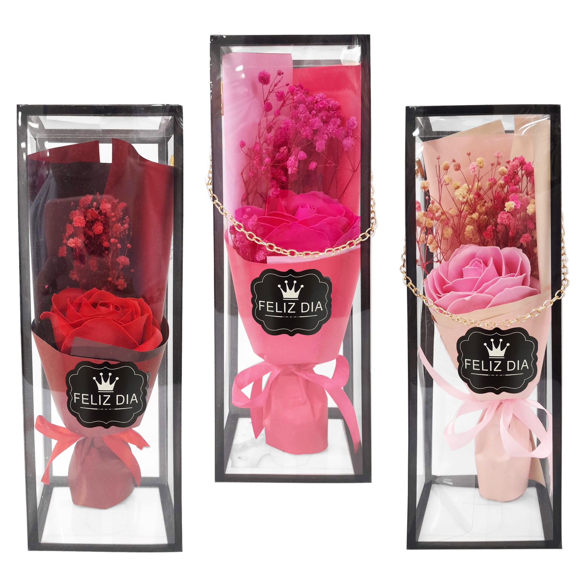 RAMO ROSAS EN ACETATO DESARMADO (CJX6):