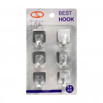 PERCHERO CUADRADO METALICO X6 (CJX60)