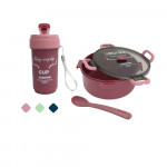 SET DE LONCHERA+TERMO  ESTAMPADO LUNCH BOX DK-3819