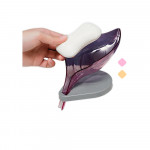 JABONERA TRASLUCIDA FIGURA HOJA DK-3838