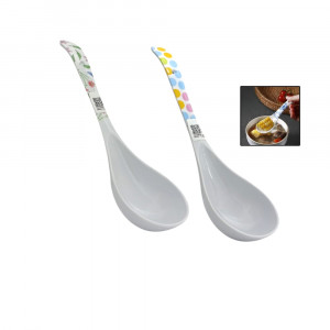 CUCHARON PQ BLANCO PLASTICO ESTAMPADO DK-4019