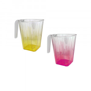VASO CON MANGO CUADRADA SURTIDA COLORES GD DK-4119