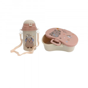 SET DE LONCHERA+TERMO FIGURA CAPIBARA DK-4141