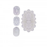 INDIVIDUAL OVALADO PLATEADO D913-1-P (X12)