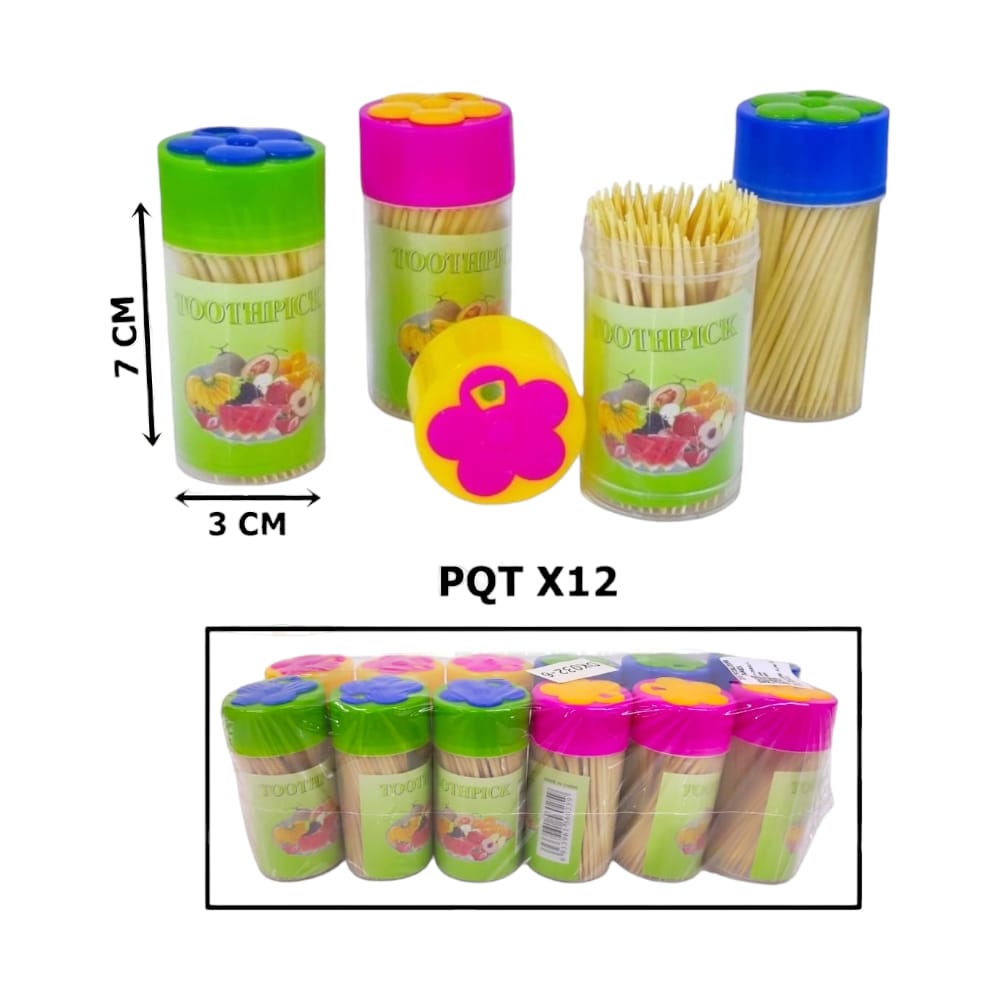 SET PALILLERO FLOR DK032-6 (PQTX12)