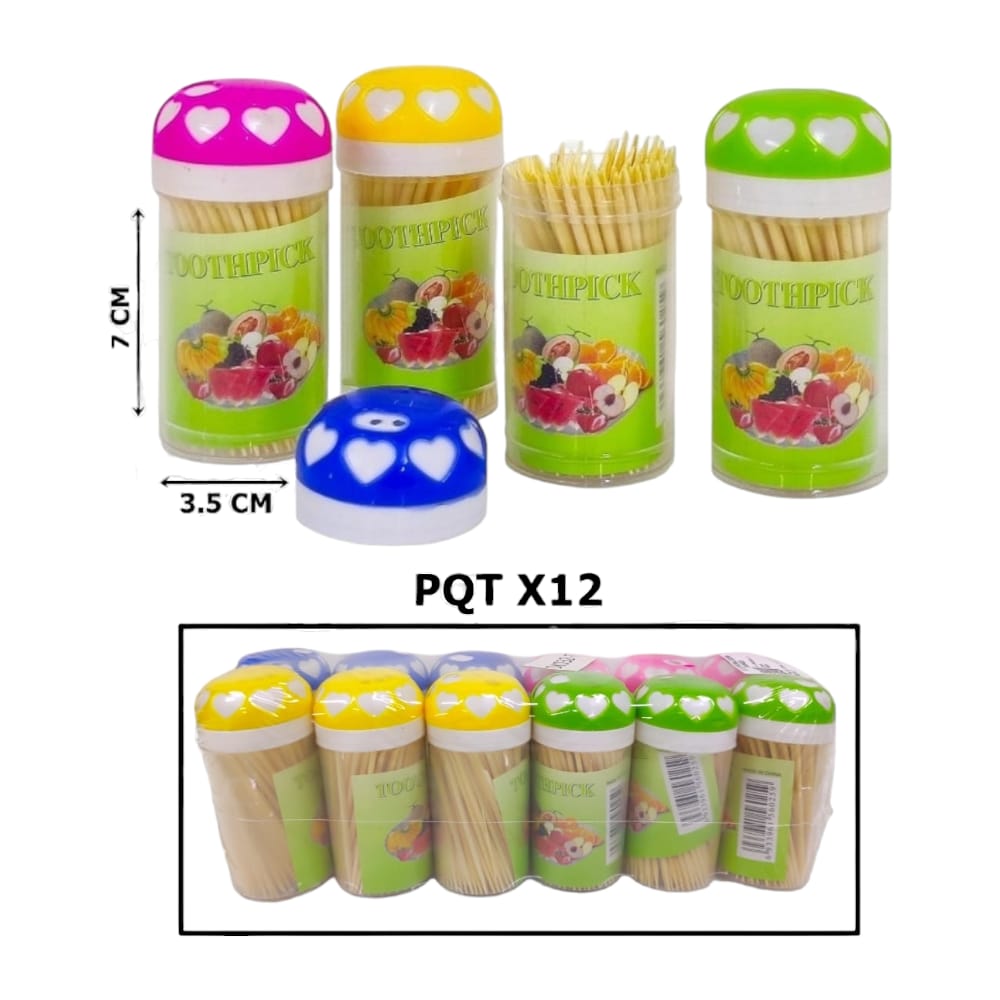 SET PALILLERO CORAZON DK032-7 (PQTX12)