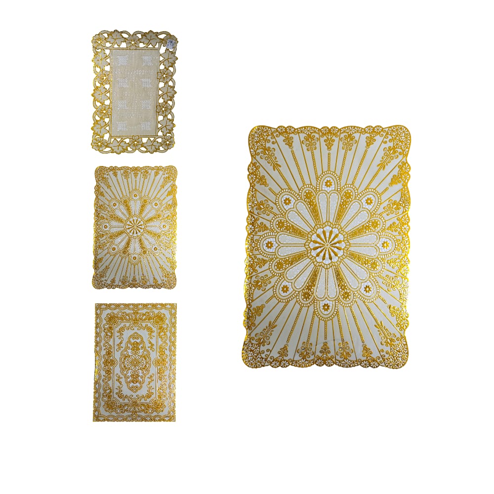 INDIVIDUAL CUADRADO DORADO L1127-1-D (PQTX12)