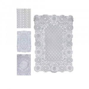 INDIVIDUAL CUADRADO PLATEADO  L1127-1-P (PQTX12)