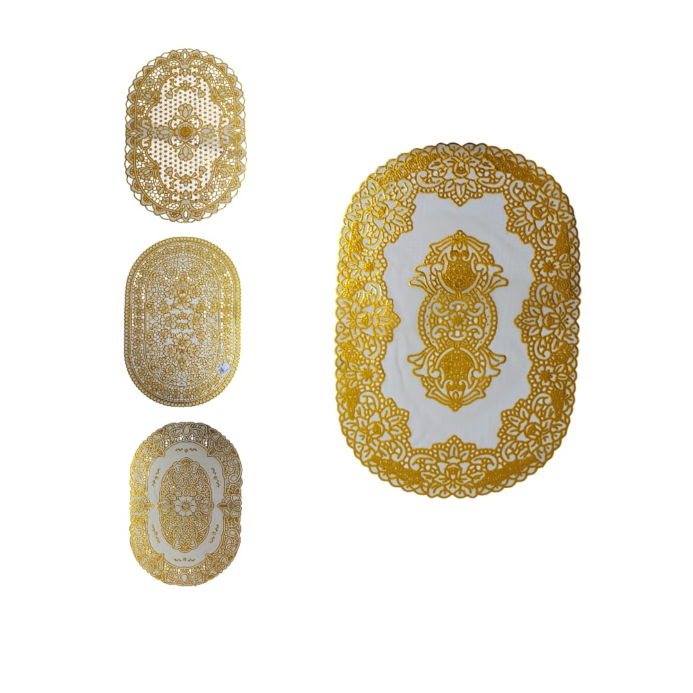 INDIVIDUAL OVALADO DORADO L1127-2-D (PQTX12)