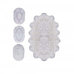 INDIVIDUAL OVALADO PLATEADO L1127-2 (PQTX12)