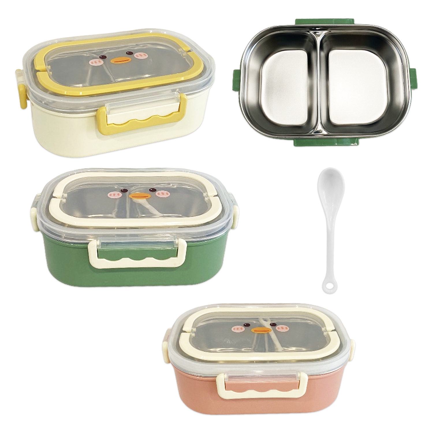 PORTACOMIDA METALICO ESTAMPADO