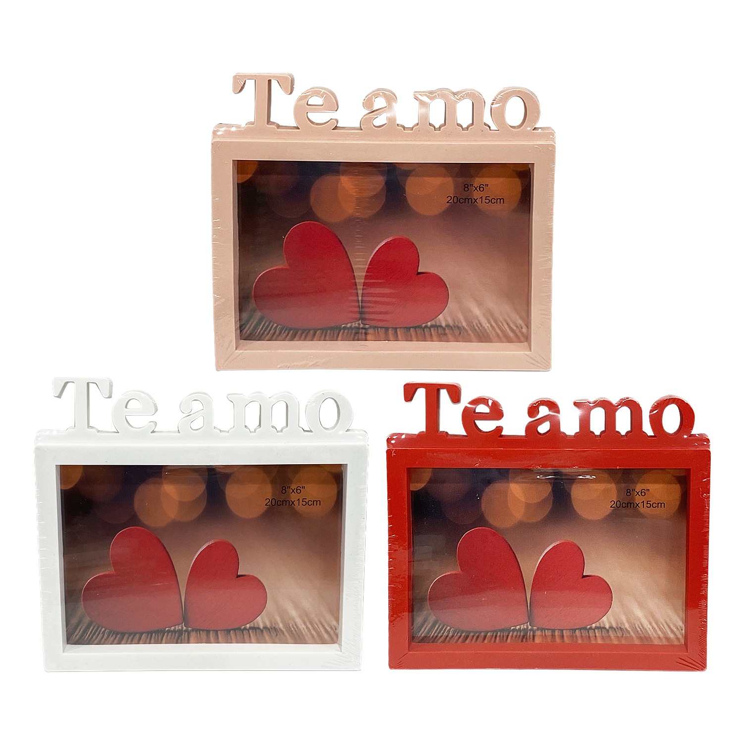 PORTARRETRATO TE AMO 8*6"