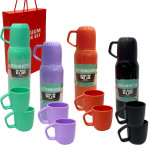 SET TERMO TERMICO CON TAZAS EN CAJA 500ML