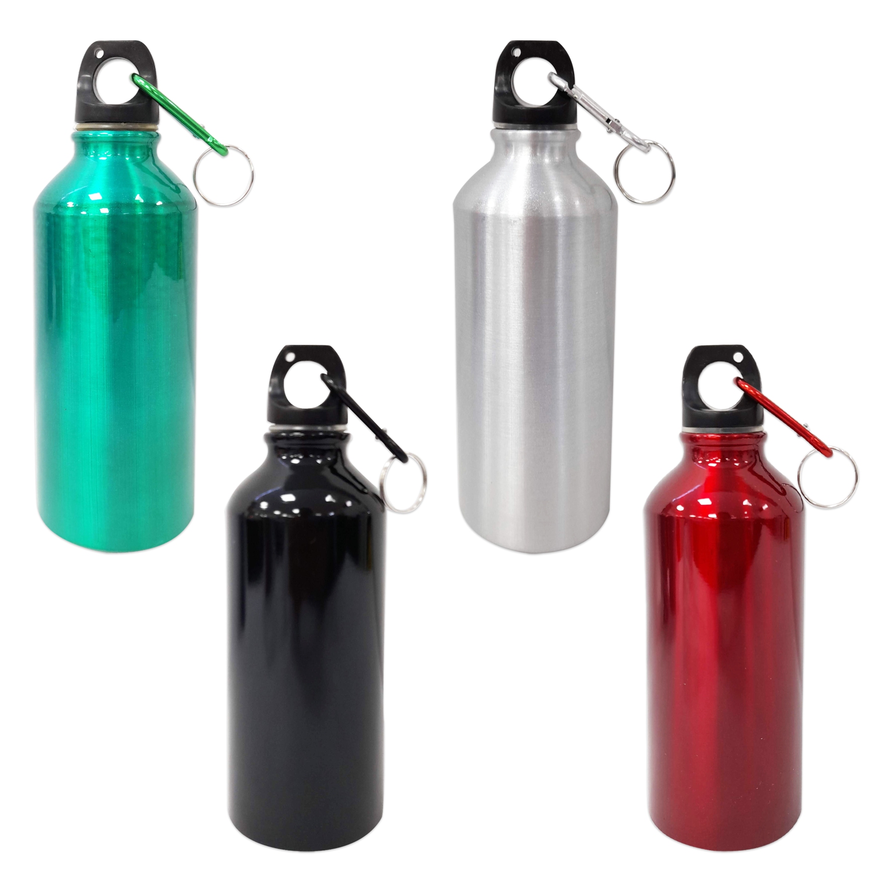 TERMO METALICO CON LLAVERO 500ML