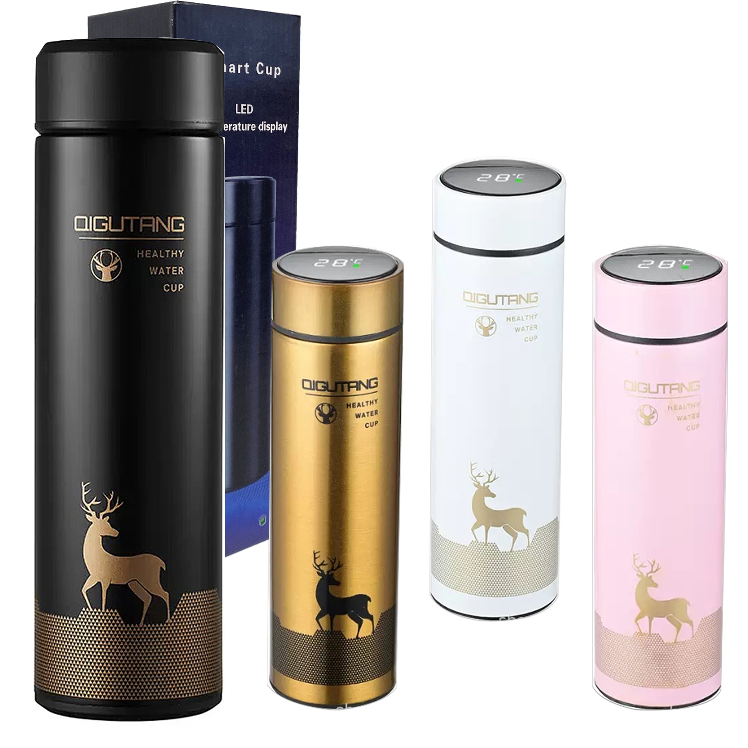 TERMO TERMICO RENO MEDIDOR TEMPERATURA 500ML