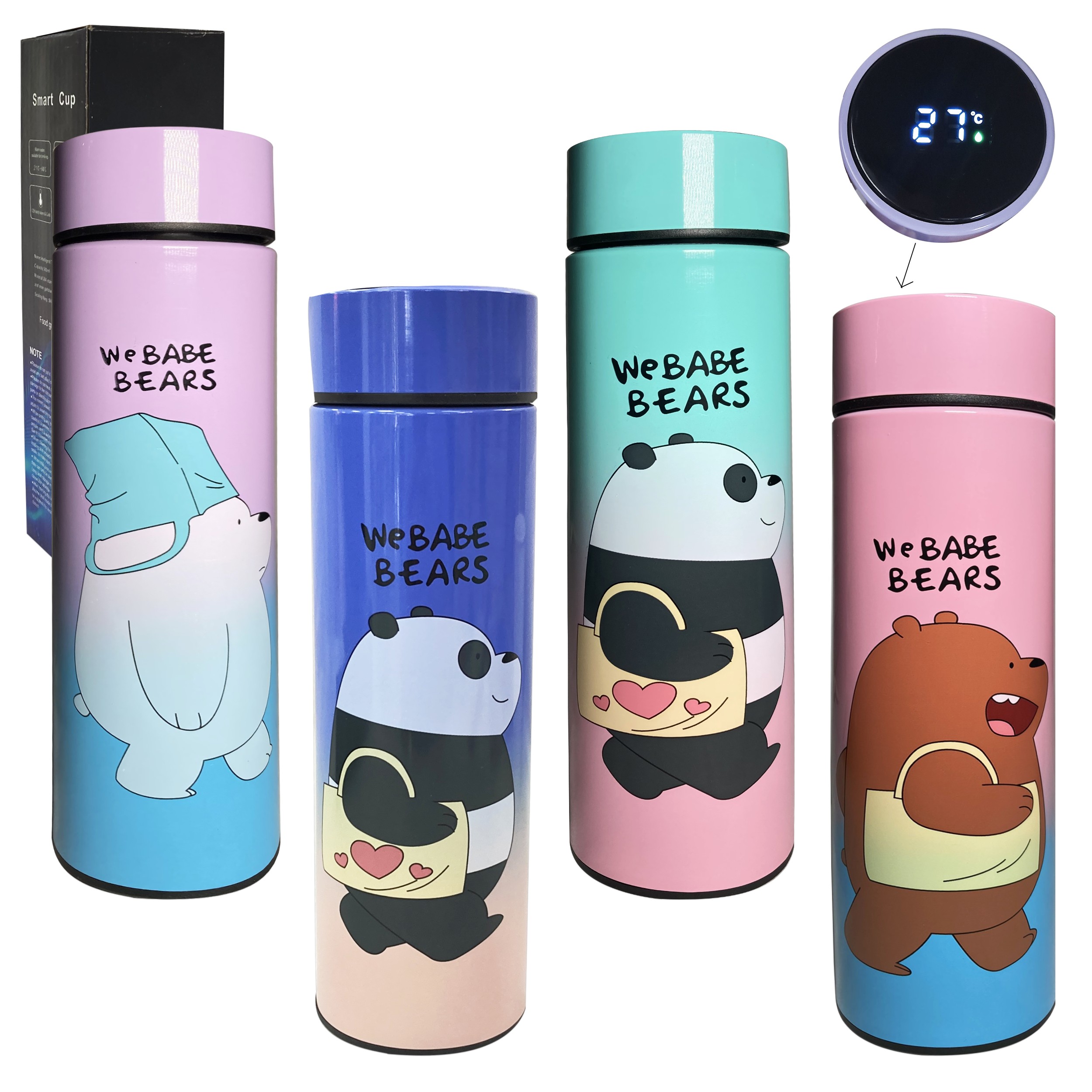 TERMO TERMICO OSO CON CONTROL DE TEMPERATURA 500ML