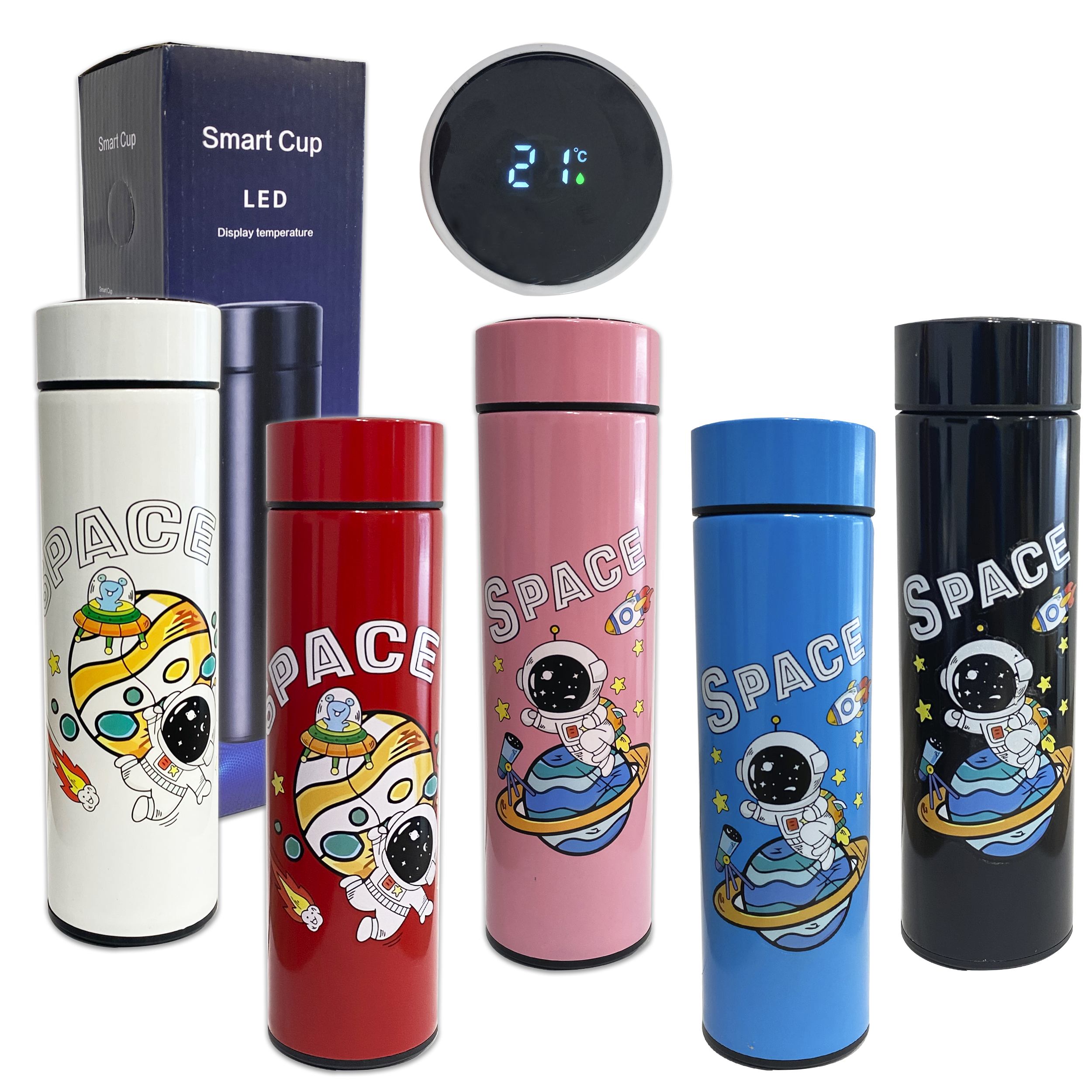 TERMO TERMICO ASTRONAUTA CON CONTROL DE TEMPERATURA 500ML