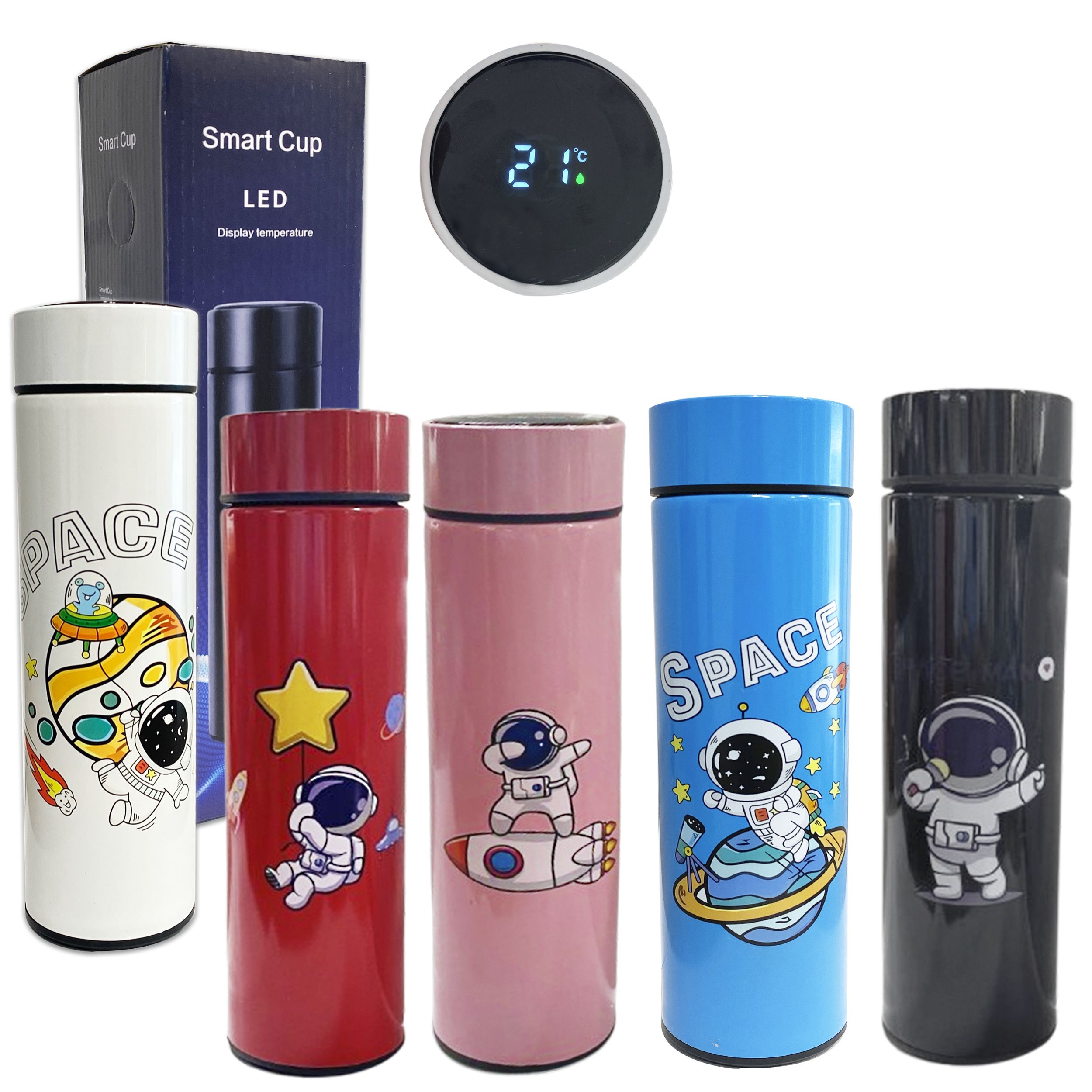 TERMO TERMICO ASTRONAUTA CON CONTROL DE TEMPERATURA 500ML