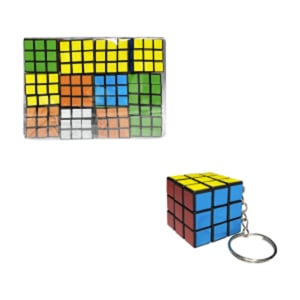 LLAVERO CUBO 3CM (PQTX12)