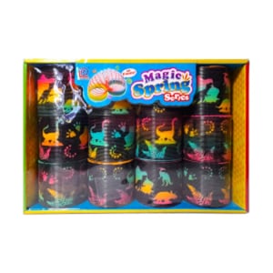 ESPIRAL DINOSAURIO DEGRADE 7.5CM (CJX12)