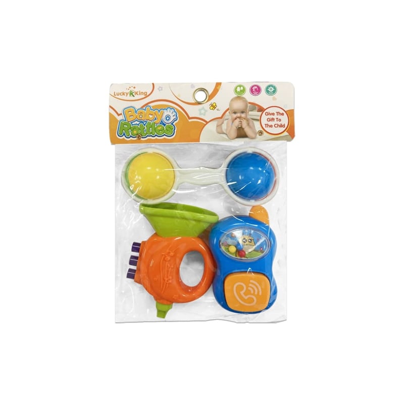 KIT DE SONAJERO INFANTIL X3