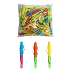 FLAUTAS PLASTICAS 12.5CM X100