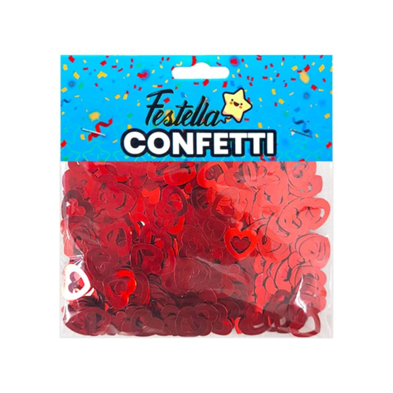 CONFETI PARA MESA CORAZONROJO (PQTX12):