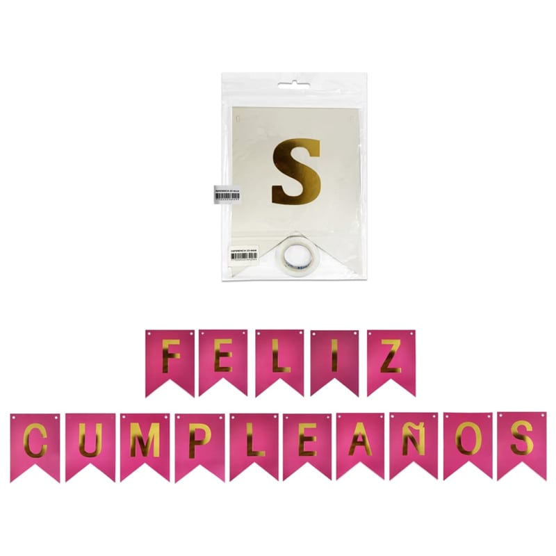 BANDERIN FELIZ CUMPLEAÑOS