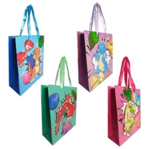 BOLSA REGALO DINOSAURIOS 23.5*19.5*8CM (PQX12)