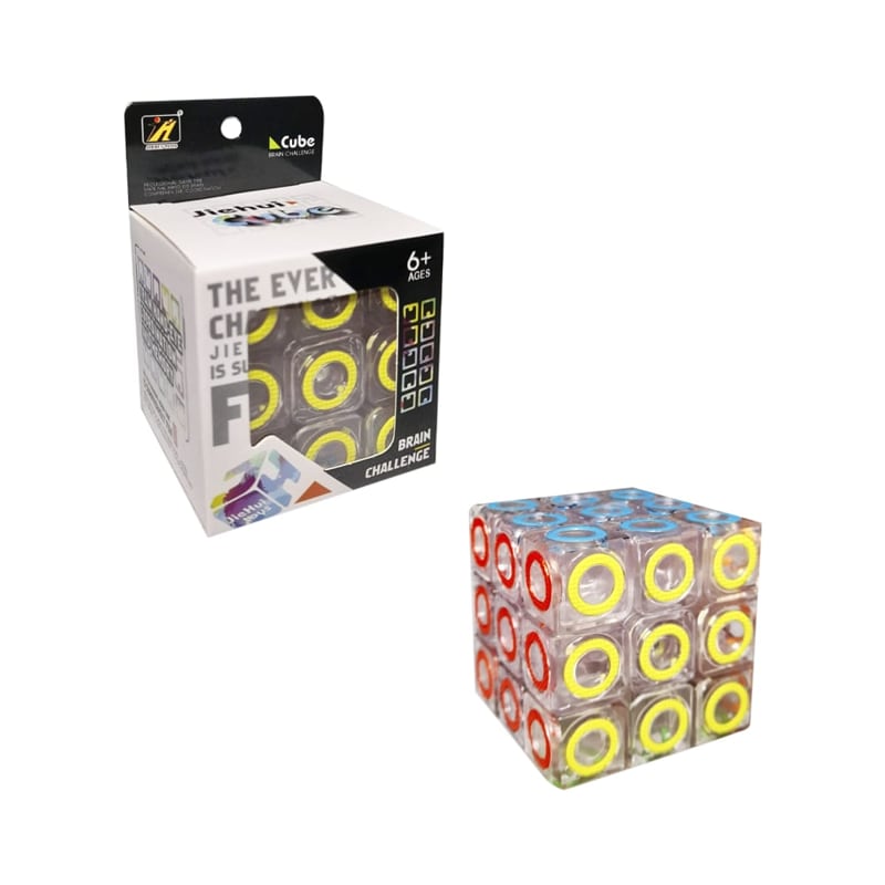 CUBO DIDACTICO TRANSPARENTE 3X3