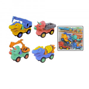 CARROS DINOSAURIOS COLORES X4 090A-77