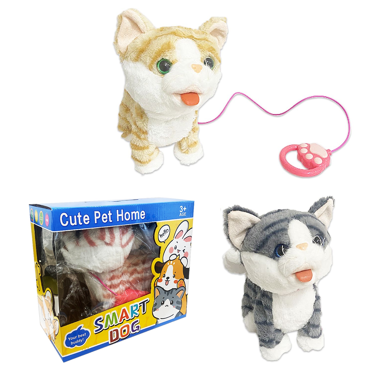 JUGUETE GATO ELECTRICO 25*28CM