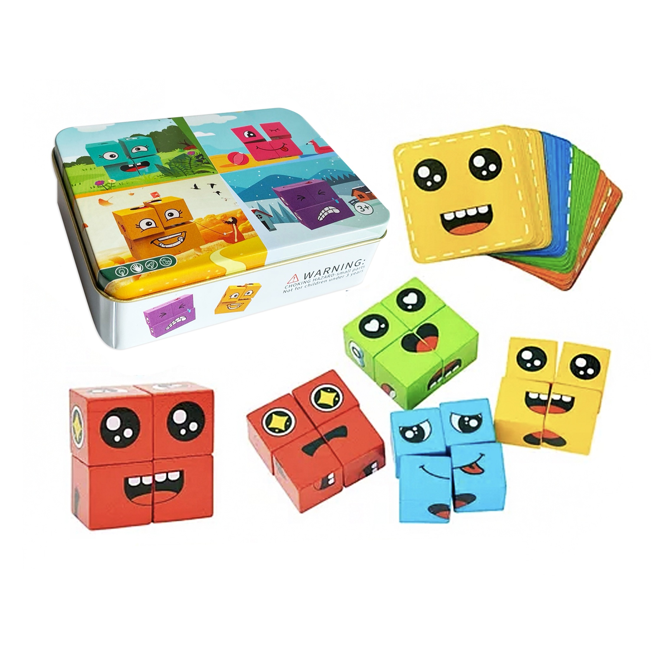 JUEGO DIDACTICO CUBOS DE ARMAR