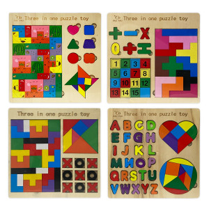 SET DE JUEGOS DE MADERA DIDACTICOS