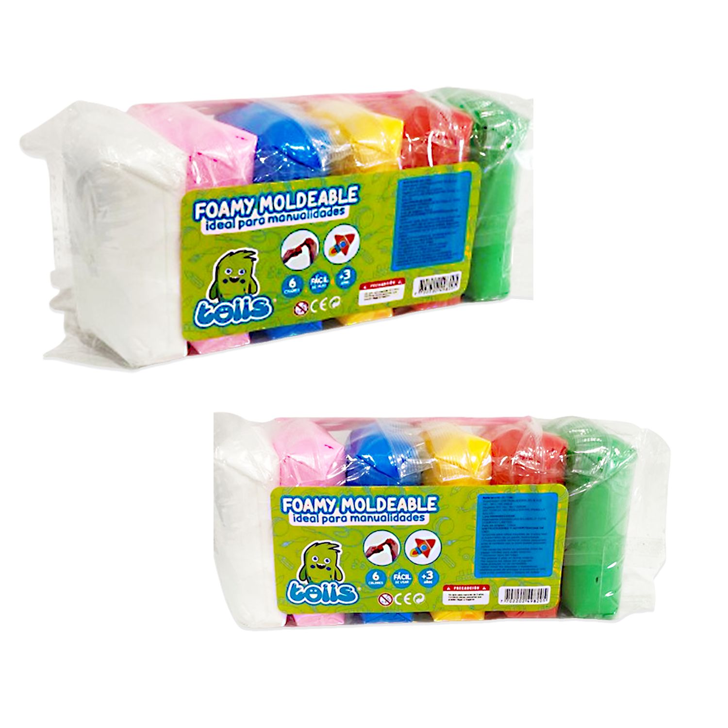 PLASTILINA MOLDEABLE 30G X6