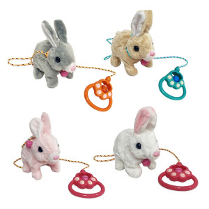 JUGUETE CONEJO ELECTRONICO CON CUERDA,