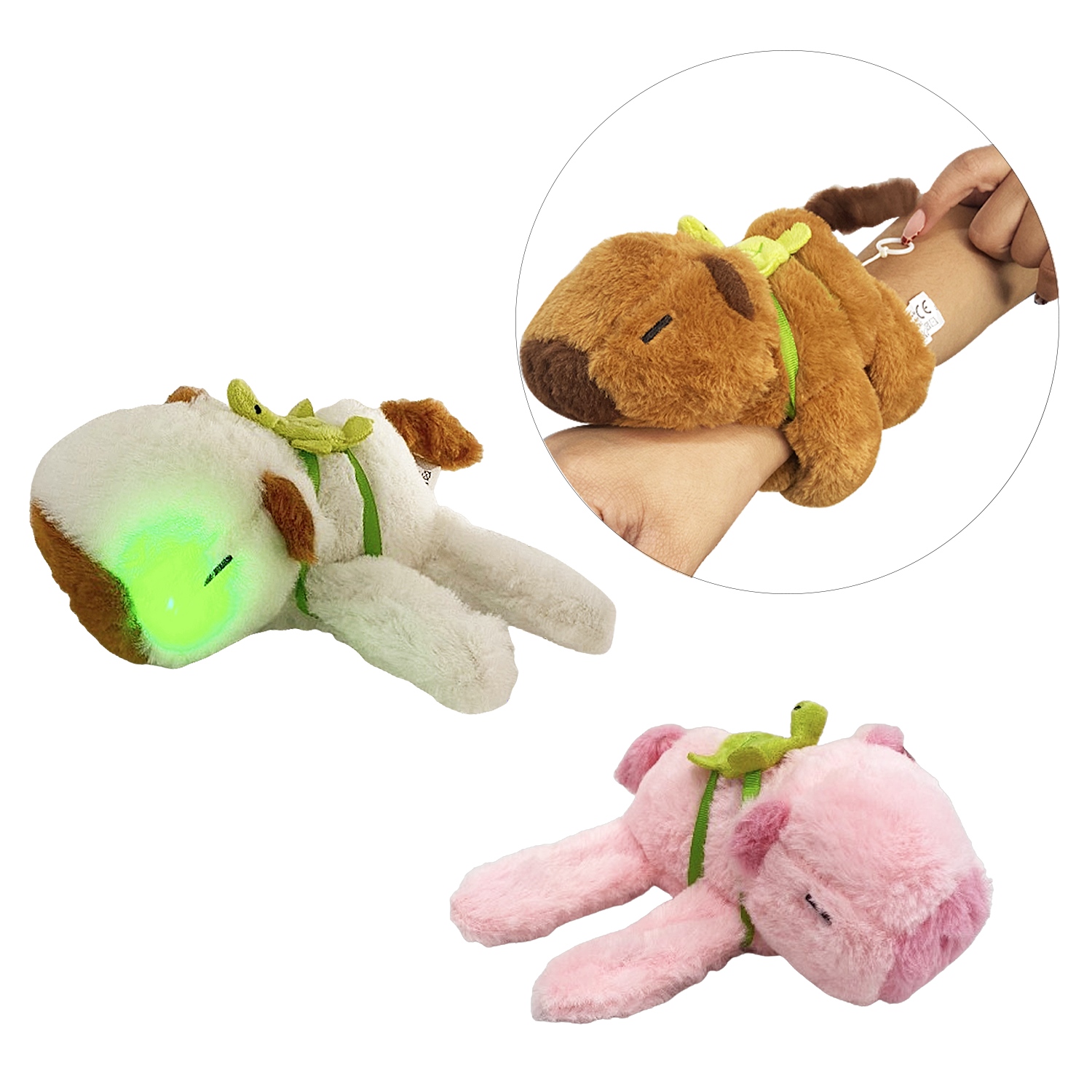 BRAZALETE CAPIBARA CON TORTUGA 4 EN 1