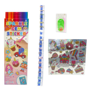 SET DE ARTE DE DIAMANTES UNICORNIO 19*19CM