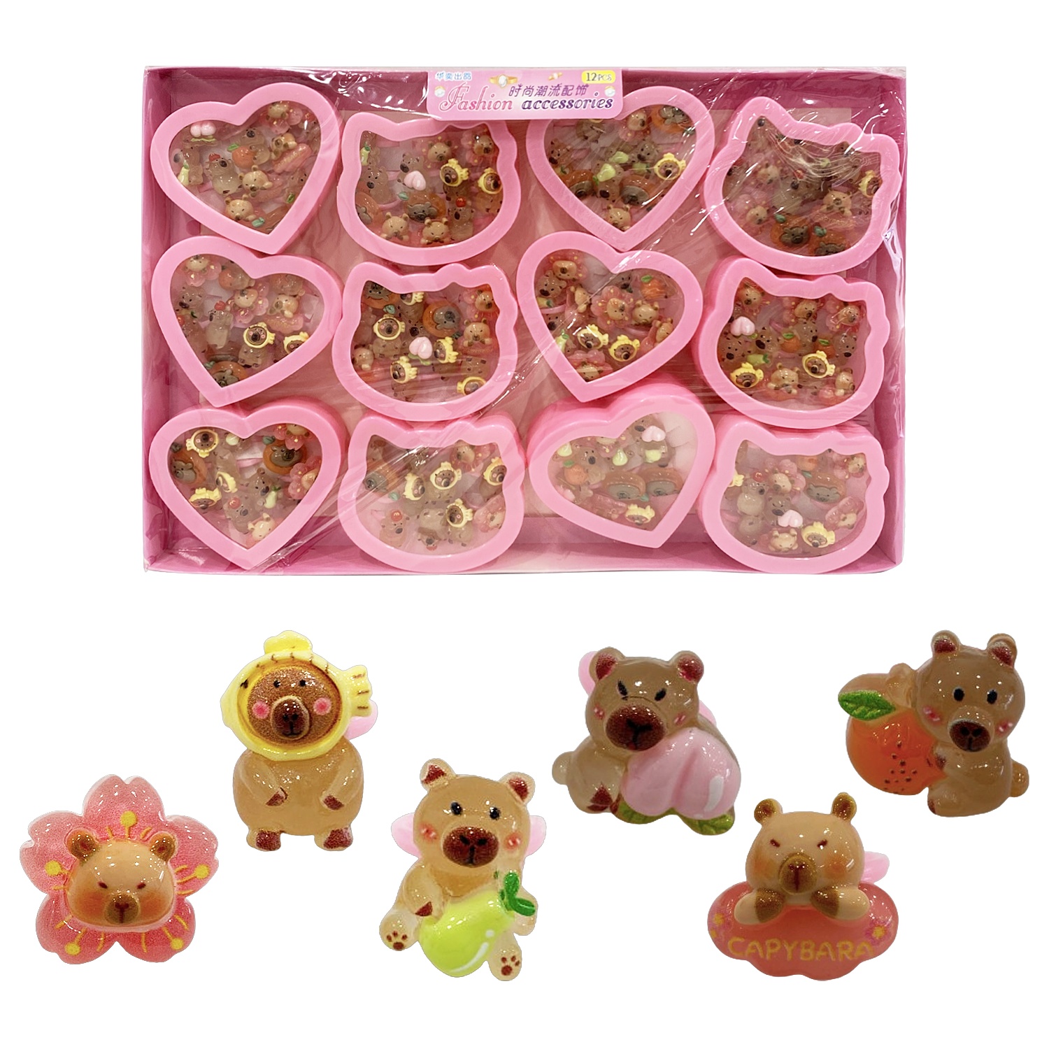 SET DE ANILLOS CAPIBARA X12 (CJX12)