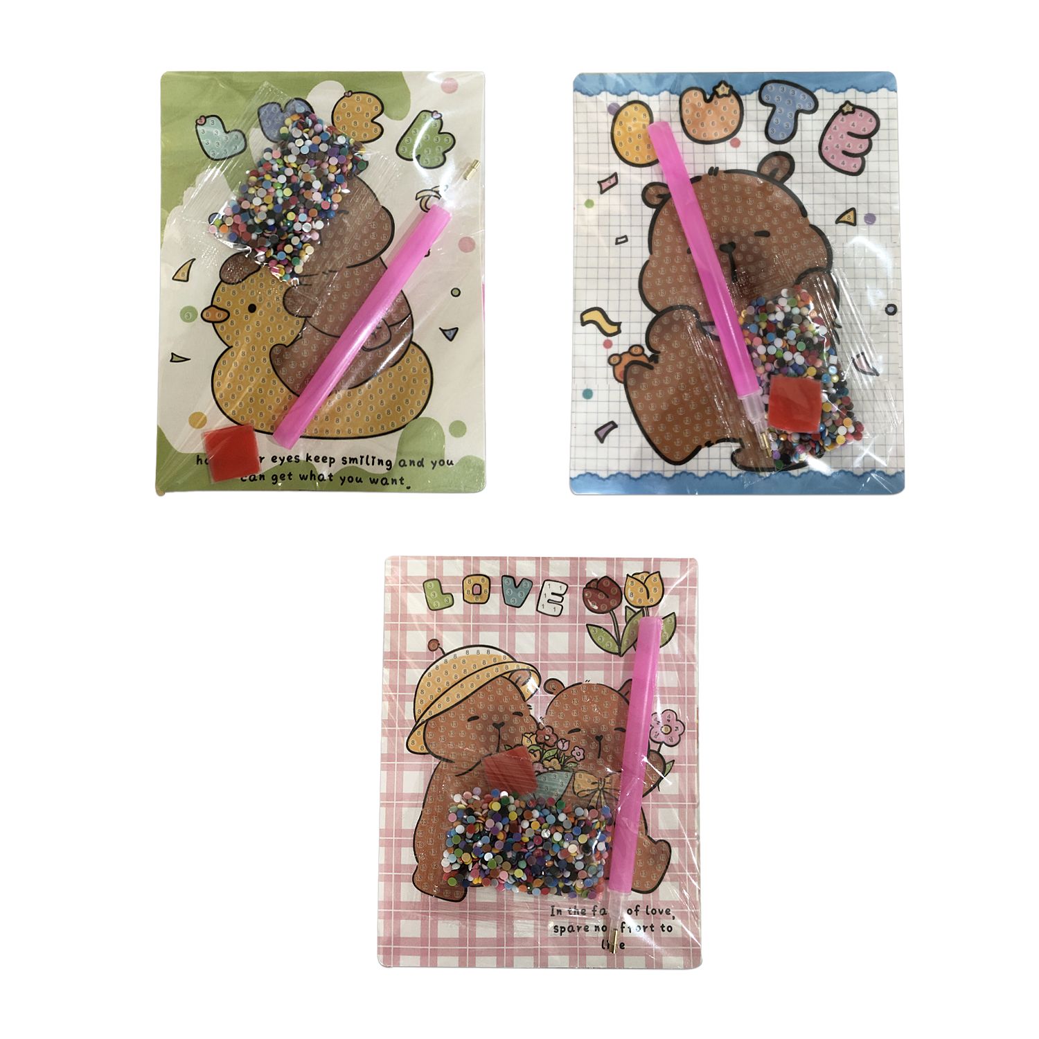 SET DE ARTE DE DIAMANTES CAPIBARA X20