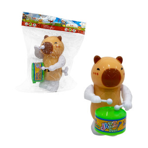 CAPIBARA CON TAMBOR DE CUERDA