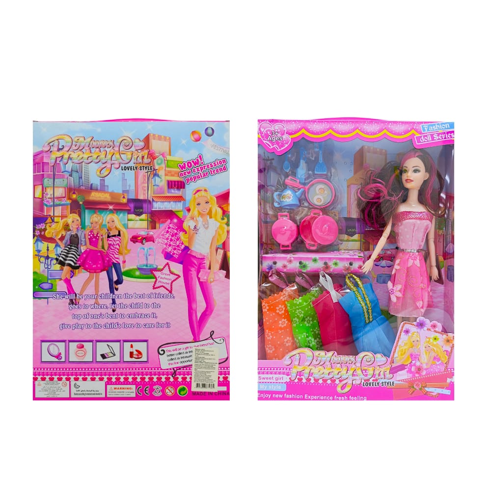 MUÑECA+VESTIDOS Y ACCESORIOS FINA 2620-67