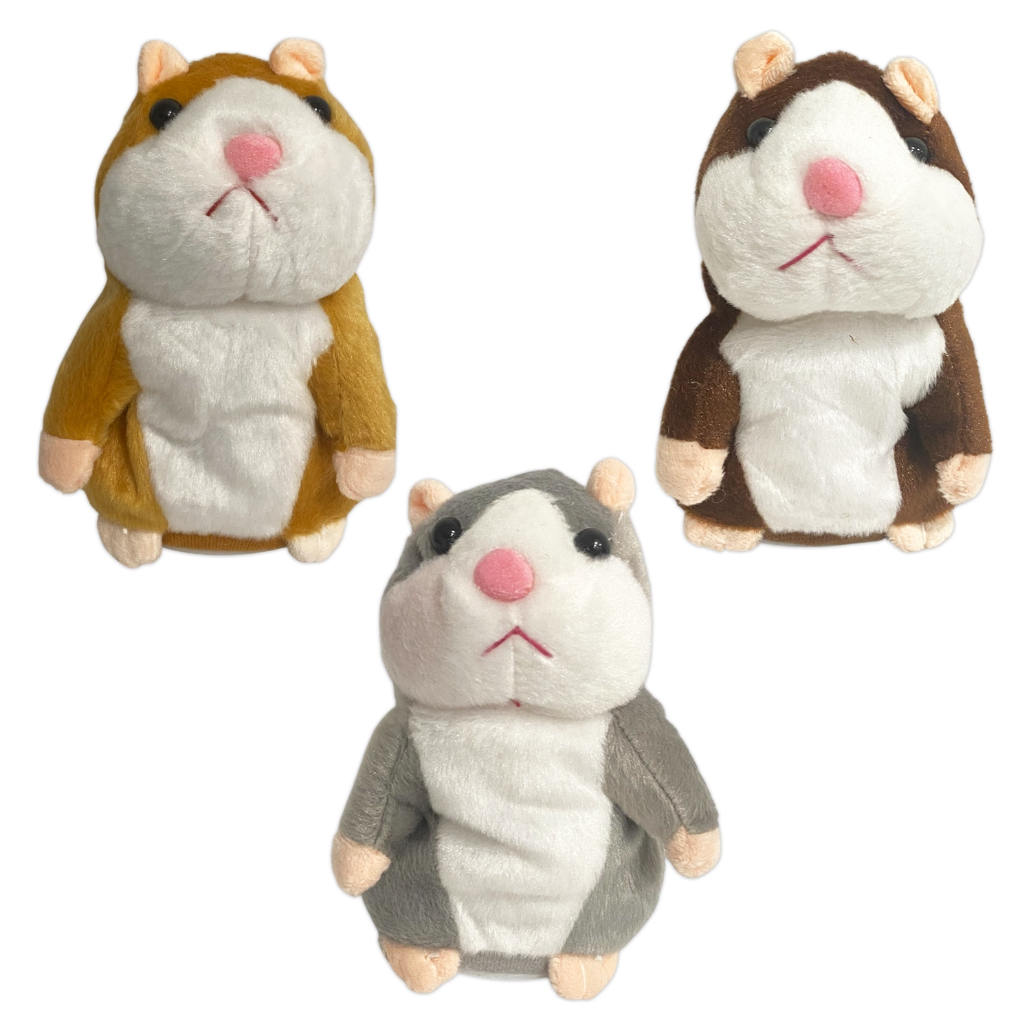 PELUCHE HAMSTER REPETIDOR DE SONIDO 2D-11500