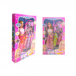 MUÑECA EN CAJA + ACESORIOS X5 MG40039