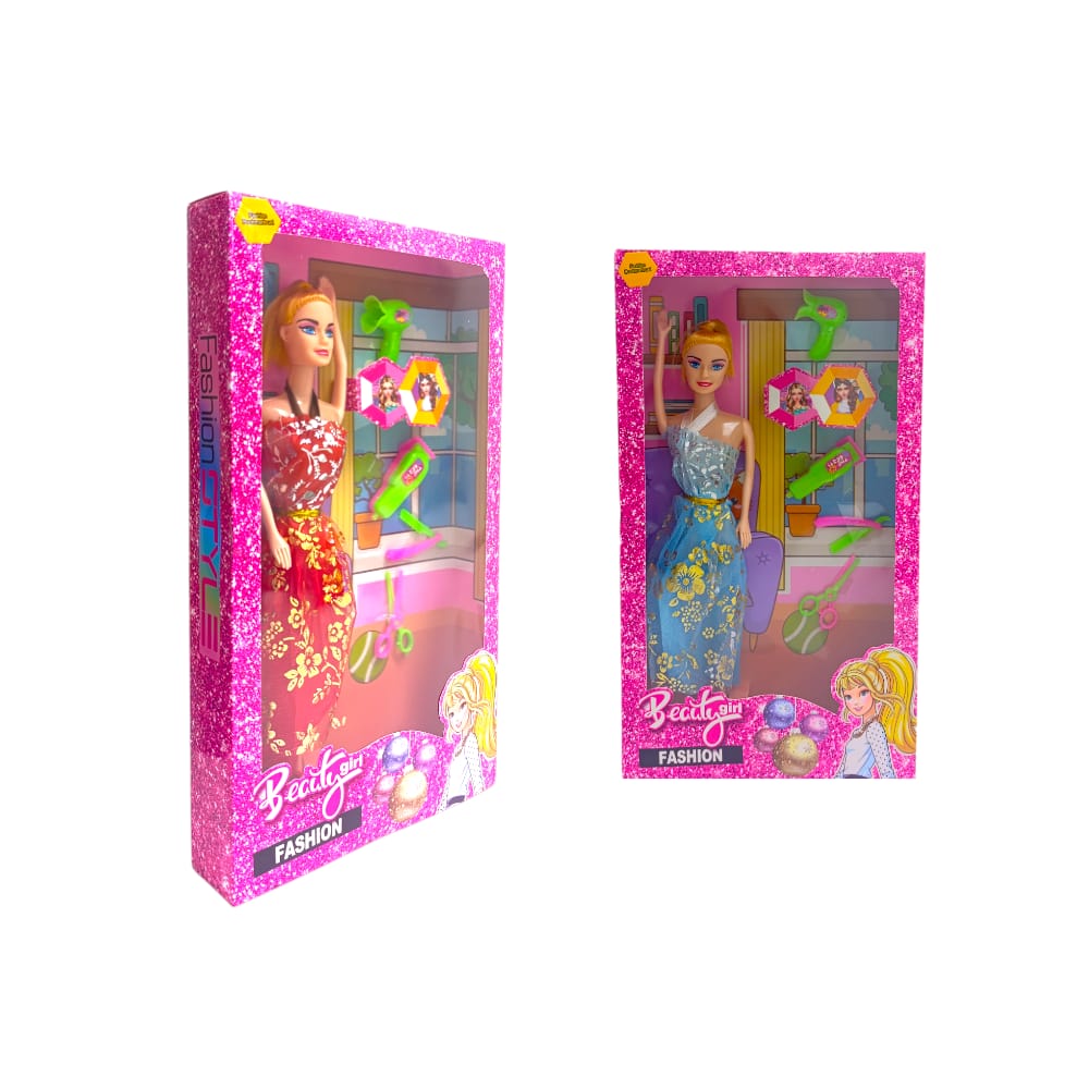 MUÑECA EN CAJA + ACESORIOS X4 MG40004