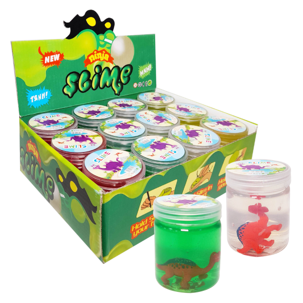 SLIME TARRO CON DINOSAURIO (CJX12)
